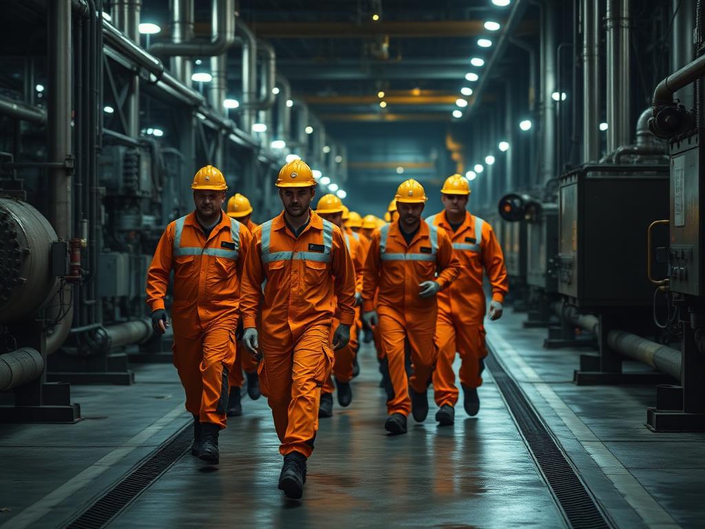 Turnaround crew on site